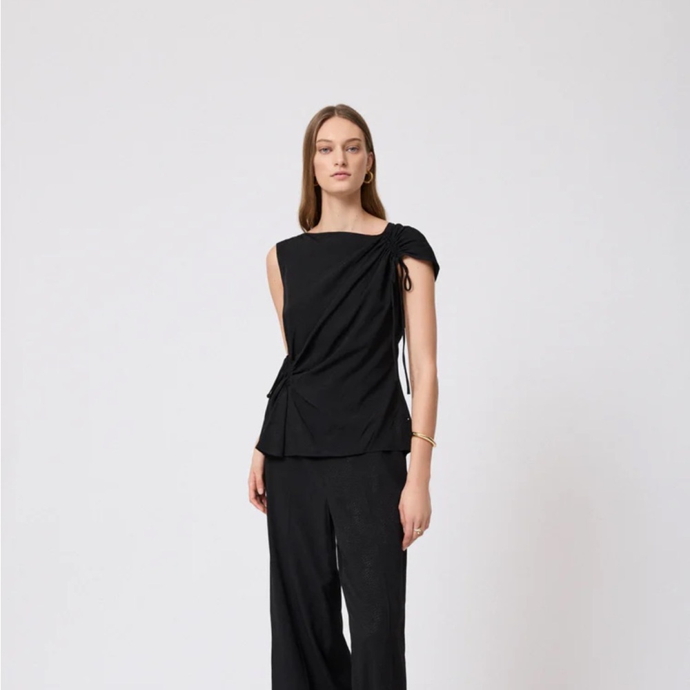 Pearl by Lela Rose Starburst Crepe Sara Pant